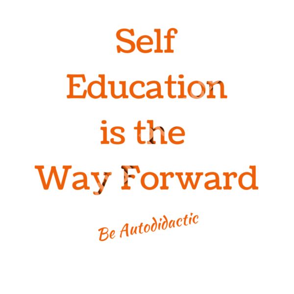Self Education is the Way Forward   Orange Thumbnail